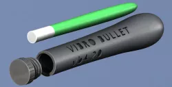 cigarette / joint box holder storage container closed screw vibro bullet