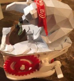 Coca Cola Scarf and bottle 