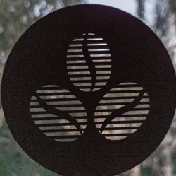 Coffee bean coaster