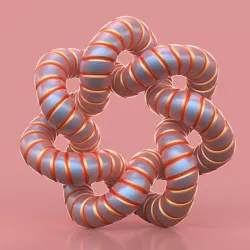 complex torus 3D model