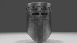 Crusader helmet 3D model