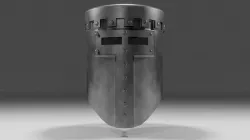 Crusader helmet 3D model