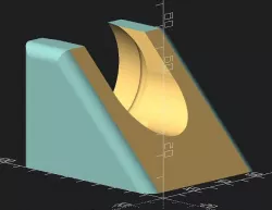 D-size flashlight wall mount