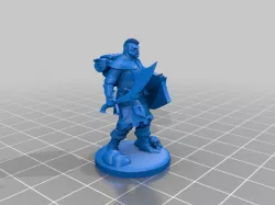 Dakor (28mm Half-Orc Cleric)