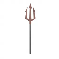Devil Trident v1 002 Low-poly 3D model