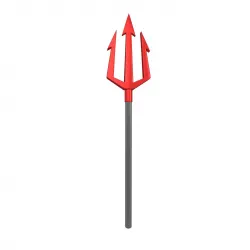 Devil Trident v1 005 Low-poly 3D model