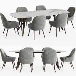 Dining Set 10 3D model