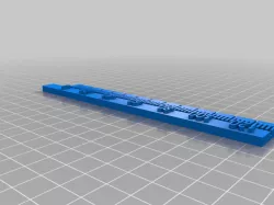 Ender 3 extruder calibration ruler