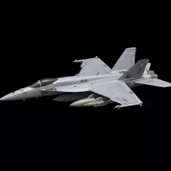FA-18E Super Hornet 3D model