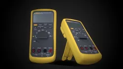 Fluke 87V Low-poly 3D model