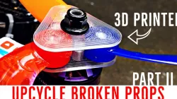 FPV Drone Folding Propeller Hub Triblade V1.1