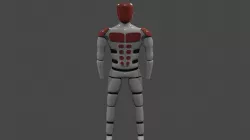 Futuristic Humanoid 3D model