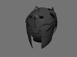 HELMET Cat king 3D model