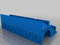 Holo taco nail polish holder