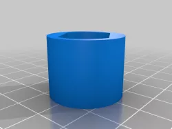 Insert for wind turbine to fit toy DC motor