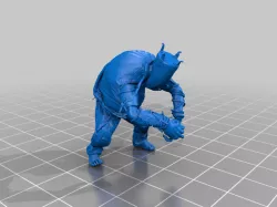 junkyard ogre - dnd - flexing muscles - dp