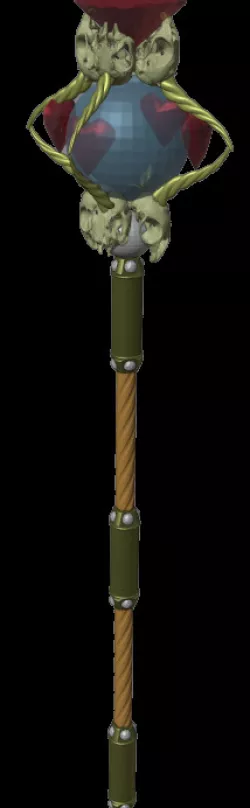Katashakan Necromancer's Staff of the Blink Bunny