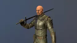Knight Low-poly 3D model