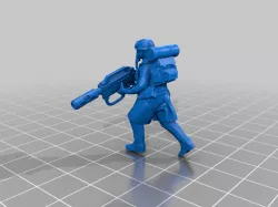 Legion of Metal Heatgun Soldiers