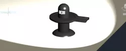 Lord shiva - Shivalingam cad model 3D model