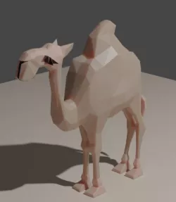 Lowpoly Camel