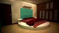 Master Bedroom Design V ray light setup 3D model
