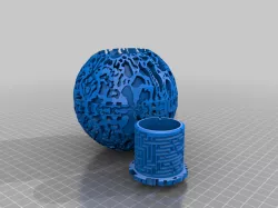 maze cylynder infinity orb