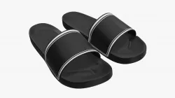 Men slides footwear sandals 03 3D model