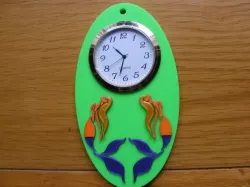 mermaid clock