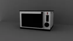 Microwave 3D model