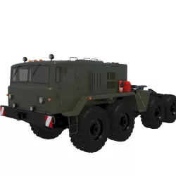 Military vehicle MAZ-537G 3D model