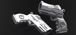 Mini Bic lighter holder - Seburo pistol