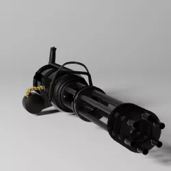 Minigun 3D model