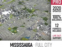 Mississauga Low-poly 3D model