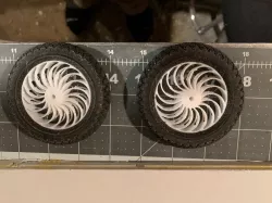 Model Airplane Wheel, 3 Inch