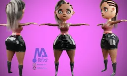 Modelo Chica Dark 3D model