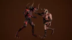 Monster Mutant 3 Low-poly 3D model
