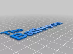 My Customized 49 Room Signs Like "bathroom" Logo