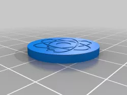 My Customized Engraved Shopping Cart Tokens atoms