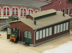 NEW HO Scale Two Stall Engine House