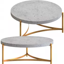Niles Cement - coffee tables 3D model