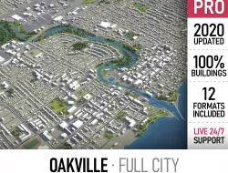 Oakville Low-poly 3D model