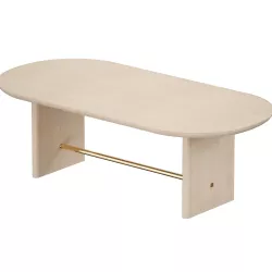 Oli Oval Dining Table Crate and Barrel 3D model