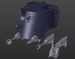 optional servo arms for sand walker