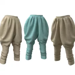 ottoman pants 3D model