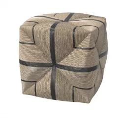 Palecek Fritz Rope Square Ottoman 3D model
