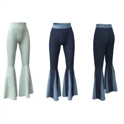 Pants Gored Dance Pants  3D model