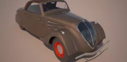 Peugeot 402 Eclipse 1936 3D model