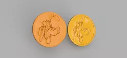 Pluto drinkcoaster (pair)