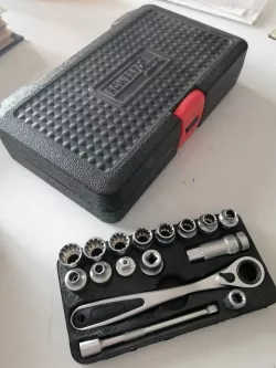 Powerfix Drive Through Socket Set compact organizer